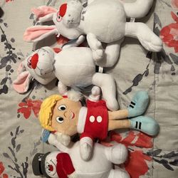 Lot Of Frosty The Snowman Plush Characters 