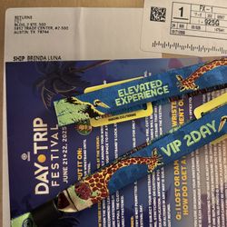 TWO VIP 2-day Wristbands 