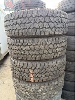 275/70r18 Goodyear tires en excelentes condiciones de vida las 4