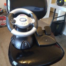 Roadstar PS2 Steering Wheel And Peddles