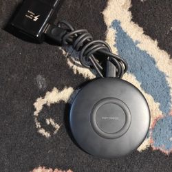 Samsung EP-P1100T Wireless Charger Pad Slim - Black With Cable And Port