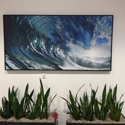 72 X 36 Stretched canvas, Black floating frame Picture 