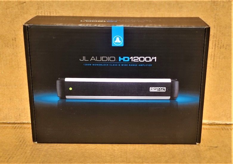 JL Audio High Definition Power Amplifier 2400 Watts HD Series HD1200/1 🚨 Payment Options Available 🚨 No Credit Needed 🚨
