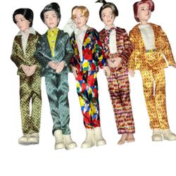 K-Pop BTS Idol Doll Giftset by Mattel 5 of 7 Dolls SUGA,RM,JIN,JIMIN,JUNG KOOK,.
