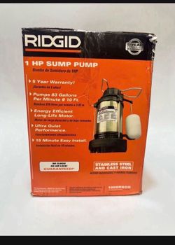 🔥 1 HP Stainless Steel Dual Suction Sump Pump (Retail Value $392)