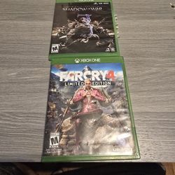 2 XBOX ONE GAMES 