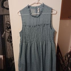 Teal Green Dress Brand New Size Extra Large Super Cute