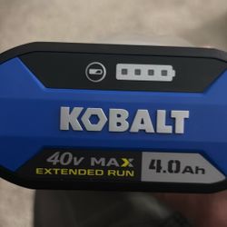 New Kobalt 40vMax Battery New 