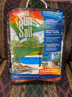 SUN SAIL FLEXIBLE GARDEN SHADE.   EASY GARDENER BRAND Brand New $25.00