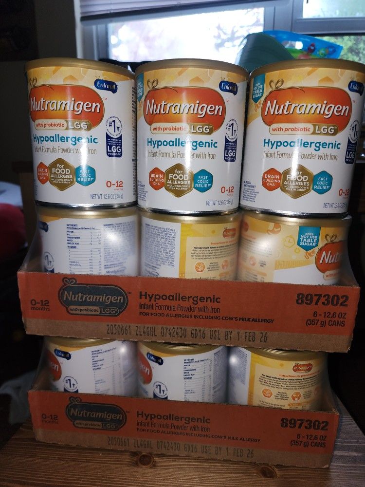 Enfamil Nutramigen Hypoallergenic 12.6 Oz X 18