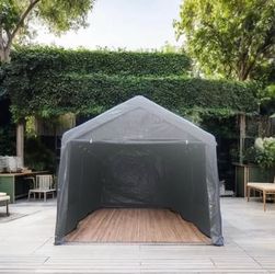 New in Box 10x20ft Gazebo Party Tent Heavy Duty Canopy carport Outdoor Portable Garage Grey