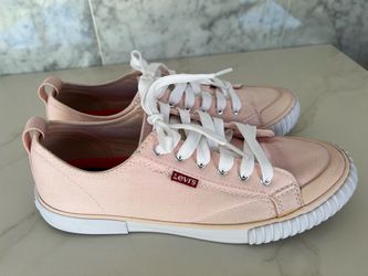 Levi's Pink Low-Top Canvas Sneakers