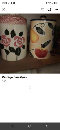 Vintage canisters