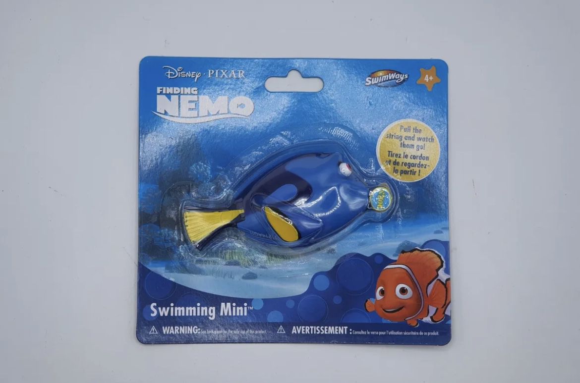Swimways Finding Nemo Dory Swimming Mini Pool Bath Toy Disney Pixar Water Fish 