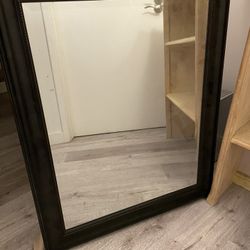Beautiful beveled Mirror 27 Inches Wide X 24 Inches
