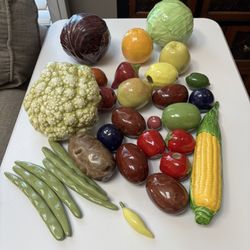 Ceramic fruits and Vegetables 