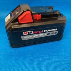 Milwaukee 48-11-1880 M18 18V XC8.0 AH REDLITHIUM High Output Battery Pack