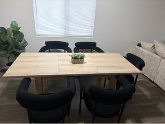 Tables and chairs