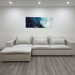 FREE DELIVERY WEST ELM SECTIONAL CLEAN PERFECT CONDITION SOFA