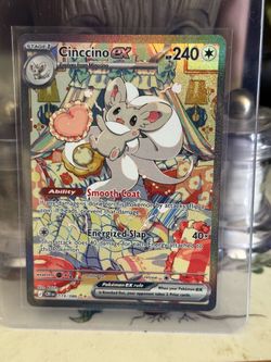 Cinccino ex 119/086 Special Illustration Rare ME04: Chaos Rising Pokemon