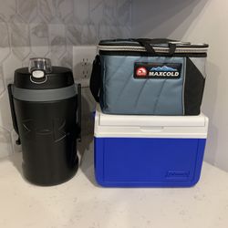 New Under Armor Thermos, Igloo Max Lunch Box, Cooler!