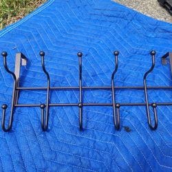 Oil Rubbed Bronze Over Door Towel Rack