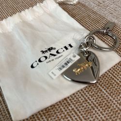 $30.00 Coach Heart Key Chain! 