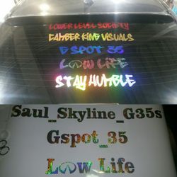 Banners custom decals roll call banners $25!