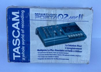 Tascam Porta 02 MkII 4 Track Recorder With Power Supply, Manual &  Original Box