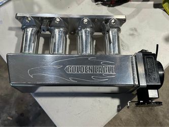 Golden Eagle Intake Manifold with Ross Machine Throttle Body for K series k20 k24 Honda
