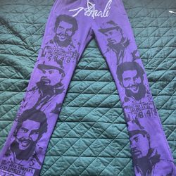 purple asaali sweatpants 