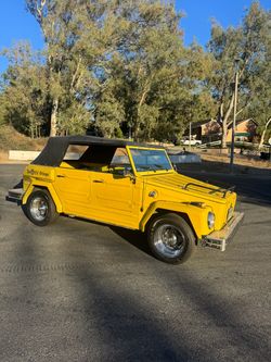 1974 Volkswagen Thing Yellow Convertible Classic Car