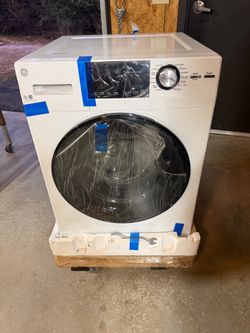 GE Compact High Efficiency Stackable Medium ( 2.4-cu ft ) Front Load Washer ( White )