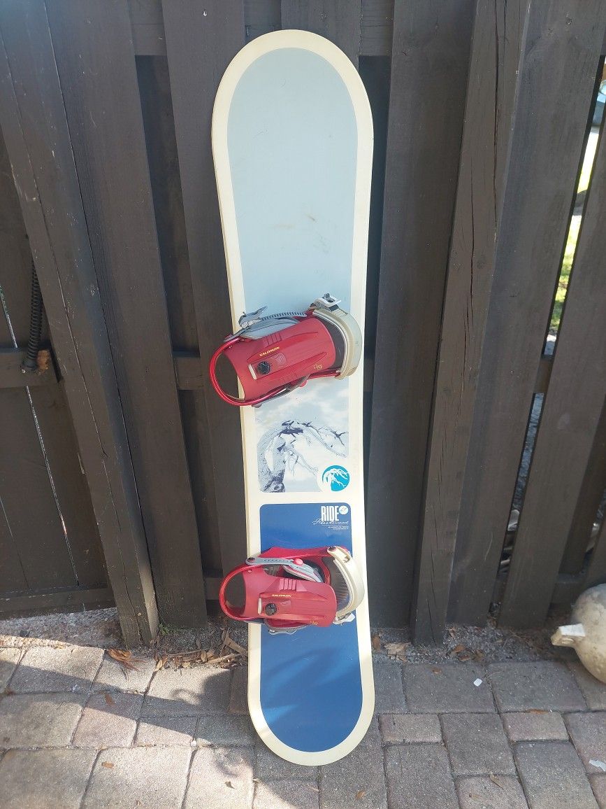 Ride Fleetwood All-Mountain 161 With Salomon Bindings & Burton Bag
