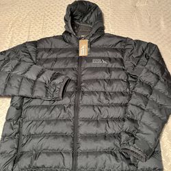 Eddie Bauer Hooded Down Jacket XL