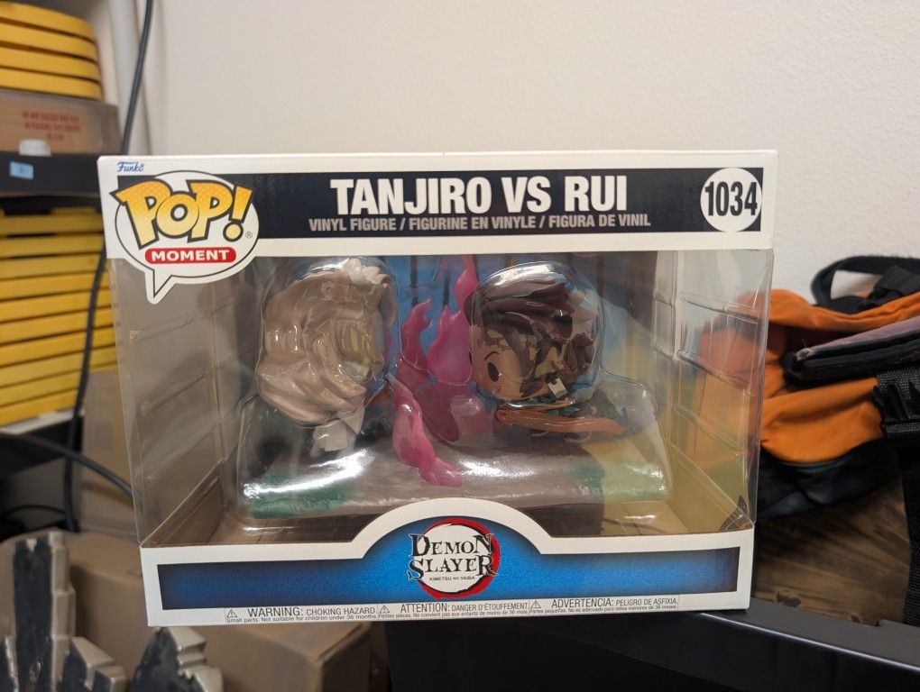 Funko POP - Demon Slayer - Tanjiro Vs Rui #1034 New