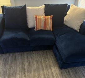 Blue Sectional couch