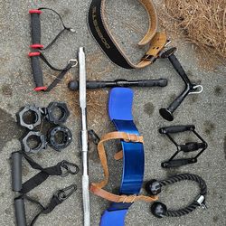 Gym Accessories $100 Them All