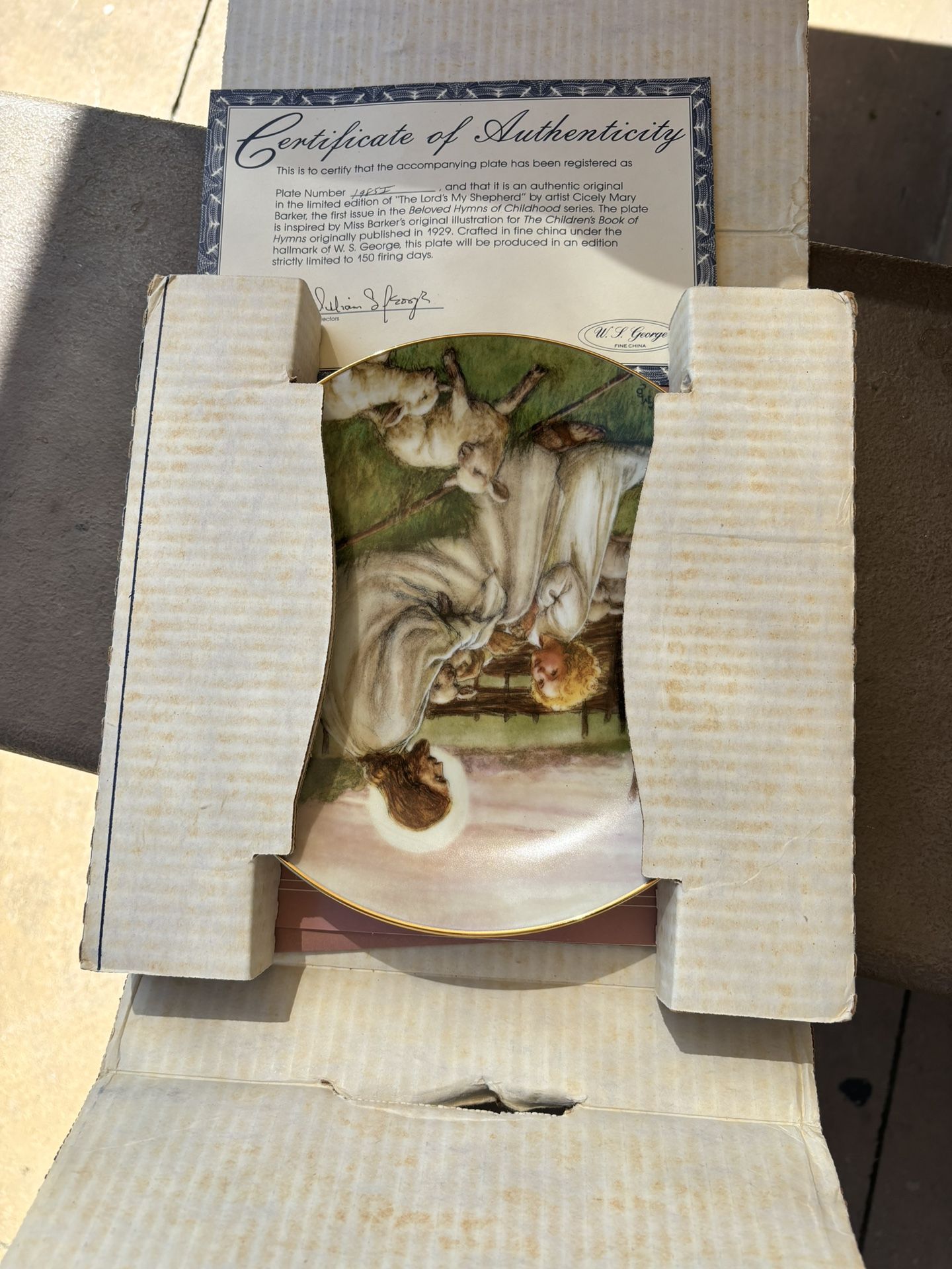 fine china plate