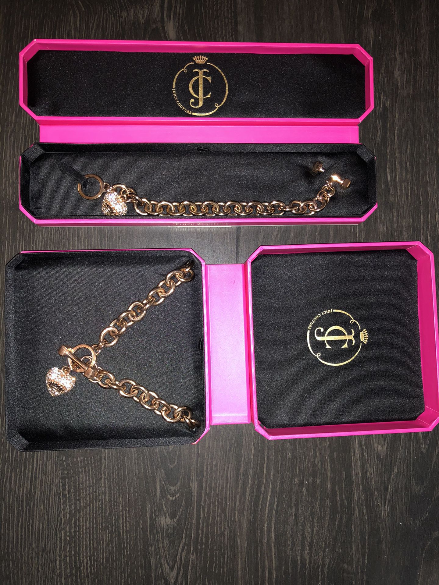 Juicy couture necklace and bracelet