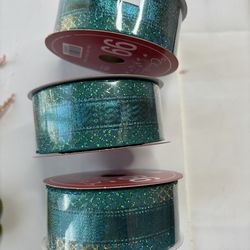 Brand new gorgeous turquoise ribbons