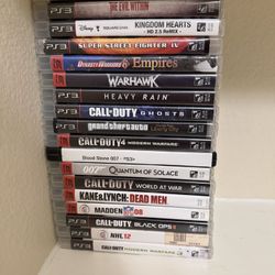 PS3 Games Lot – Call of Duty, GTA, Kingdom Hearts & More – $10 Each or Bundle Deal