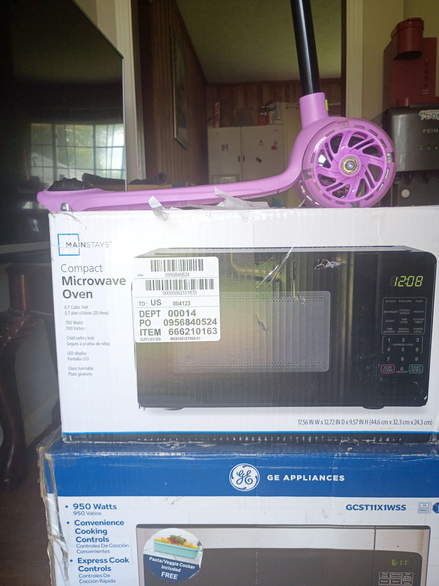 Mainstays microwave oven