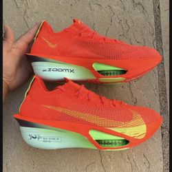 New Nike Air Zoom Alphafly Next% 3 Bright Crimson Orange Running Shoes Flyplate Men’s 8 8.5 9.5 10.5