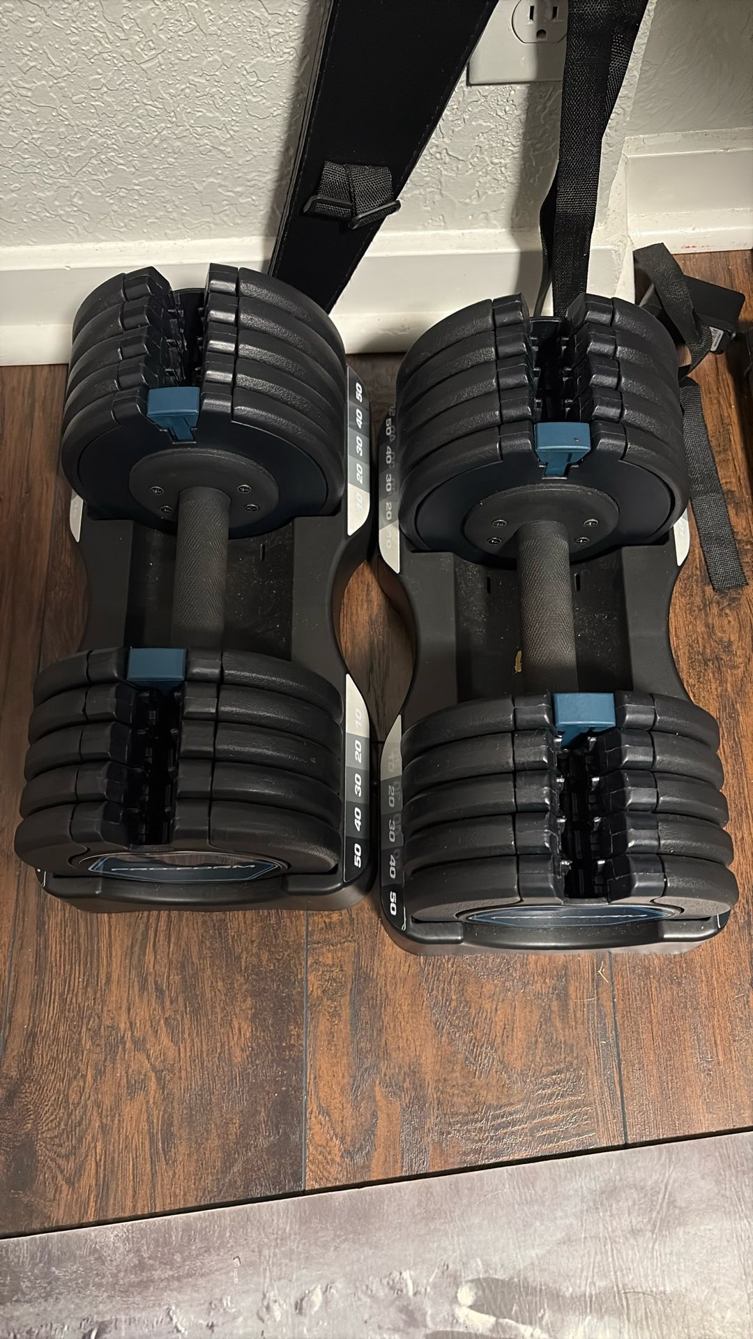 Pro Form Adjustable Dumbbells.