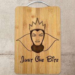 Evil Queen Laser Engraved Cutting Board