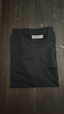 black essentials shirt, size S