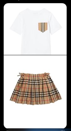 12 months Burberry outfit for little girls