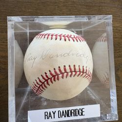 Ray Dandridge Autographed Baseball