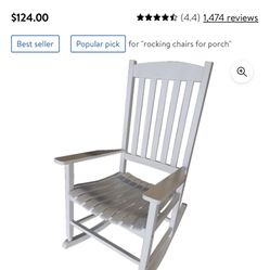 White Rocking Chair